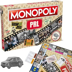 Monopoly PRL Planszowa gra strategiczna + kolekcjonerski Maluch Fiat 126p Winning Moves