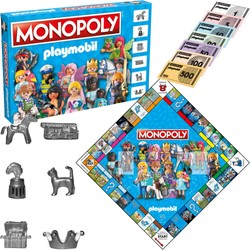 Monopoly Towarzyska Gra Planszowa Rodzinna Playmobil wersja polska