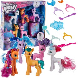 My Little Pony Zestaw Figurki Unicorn Party Celebration 5 jednorożców + 10 akcesoriów