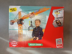 OUTLET Dickie Construction Duży sterowany dźwig żuraw 120 cm Mega Crane USZKODZONE OPAKOWANIE