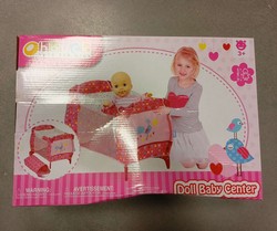 OUTLET Hauck Toys Składane łóżeczko dla lalki  USZKODZONE OPAKOWANIE