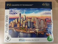 OUTLET Puzzle 1500 Manhattan, Nowy Jork Unlimited Fit Technology USZKODZONE OPAKOWANIE