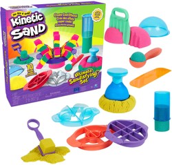 Piasek kinetyczny Kinetic Sand Zestaw Ultimate Sandisfying Set 3 kolory 10x akcesoria