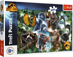 Puzzle 300 elementów Ulubione dinozaury Jurassic World