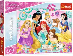 Puzzle Księżniczki Disney 200 elementów Disney Princess Radosny świat księżniczek