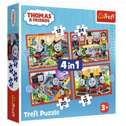 Puzzle Trefl 4w1 Odjazdowy Tomek 3+