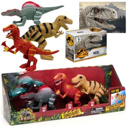 Savage zestaw Figurek Dinozaurów ze światłem i dźwiękami + Puzzle 35 elementów Jurassic World GRATIS