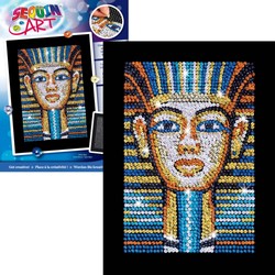 Sequin Art Obraz z cekinów Zestaw kreatywny Tutanchamon