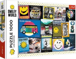 Smiley World Puzzle 1000 elementów Żyj pozytywnie!