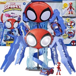 Spiderman Marvel Spidey i Super Kumple Pajęcza Baza + autko i figurka