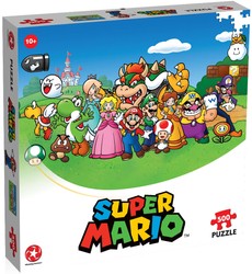 Super Mario świat wszyscy bohaterowie Puzzle 500 elementów Winning Moves
