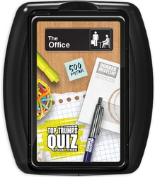The Office Biuro Top Trumps Quiz 500 Pytań Karty gra imprezowa Winning Moves