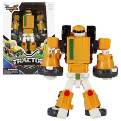 Transformujący Robot Traktor 2w1 żółty