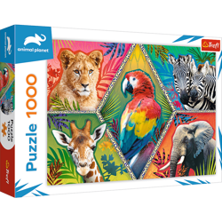Trefl Puzzle 1000 Egzotyczne zwierzęta
