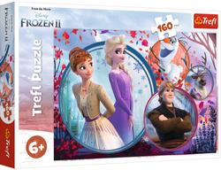 Trefl Puzzle 160 Frozen II Siostrzana przygoda