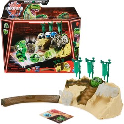 Zestaw Bakugan Training Set + Figurka Titanium Trox Dino Clan zielony Gra strategiczna