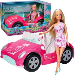 Zestaw Steffi Love Lalka i różowy kabriolet samochód