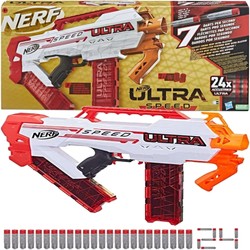 Zestaw kolorowa zautomatyzowana Wyrzutnia Nerf Ultra Speed zabawkowa broń + 24 miękkich strzałek Hasbro