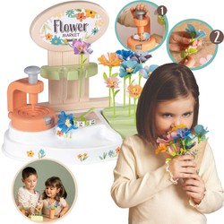 Zestaw kreatywny Kwiaciarnia Kreator kwiatów z mini doniczkami 104 akcesoria