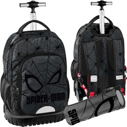 Zestaw szkolny plecak na kółkach, piórnik Spiderman
