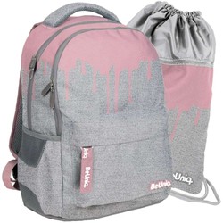 Zestaw szkolny plecak, worek gimnastyczny BeUniq Różowy drip