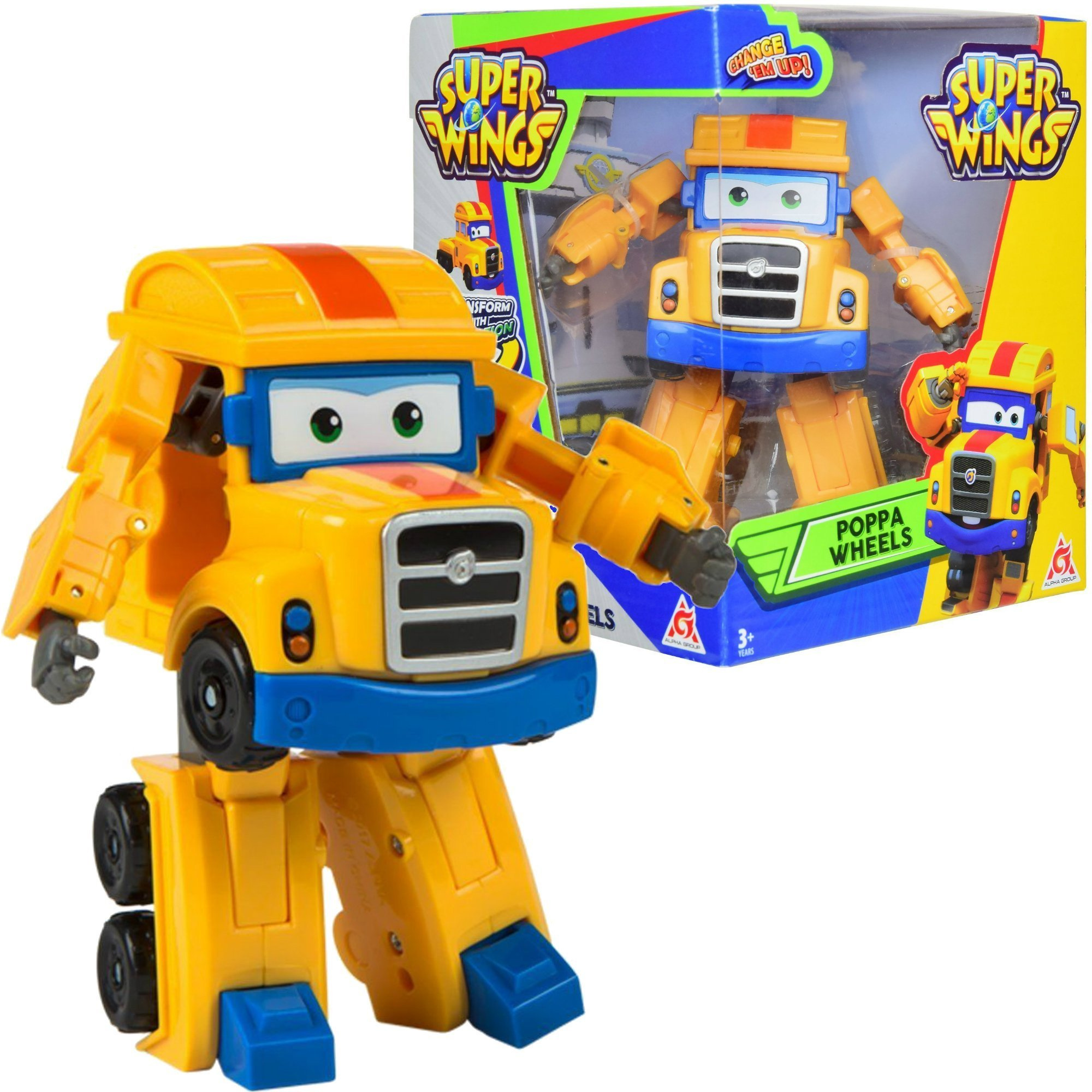 Cobi Super Wings Transformujący się Poppa Wheels Humbi.pl