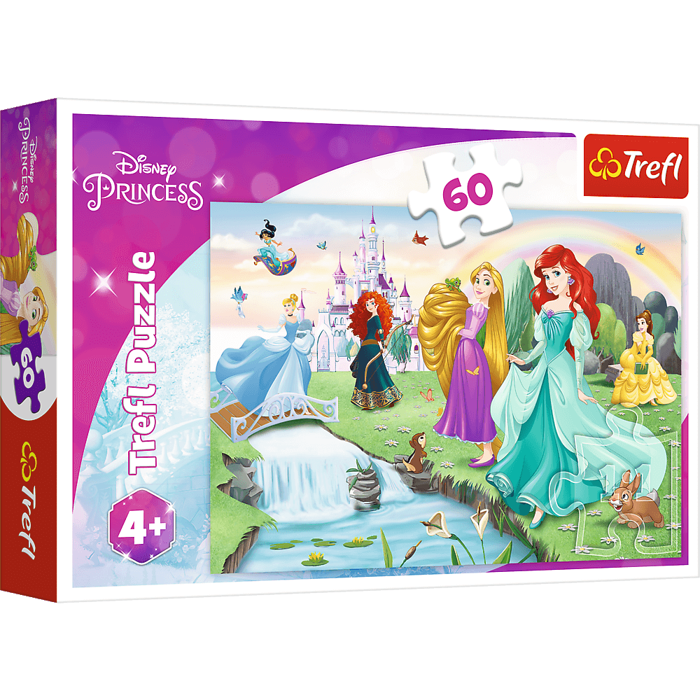 Disney Puzzle 60 elementów Poznaj Księżniczki Humbi.pl
