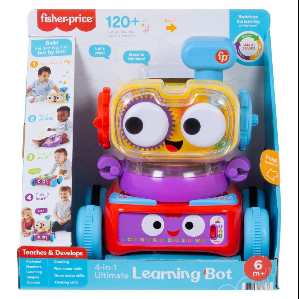 Fisher Price Interaktywny Uczący Przyjaciel Robot 4w1 Humbi.pl