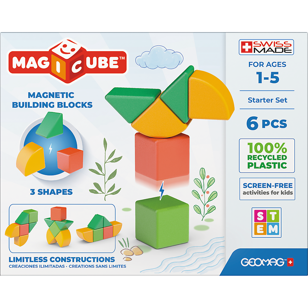 Geomag Klocki Magicube Shapes 6 el Humbi.pl