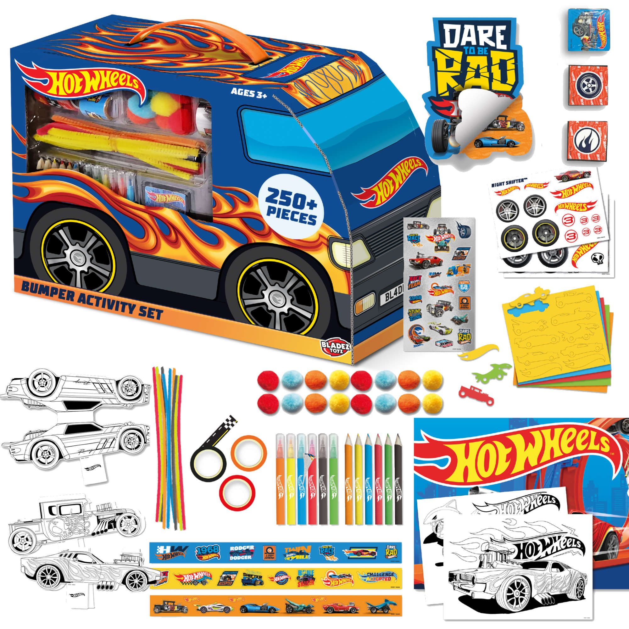 Hot Wheels Bumper Activity Set 250 elementów Humbi.pl
