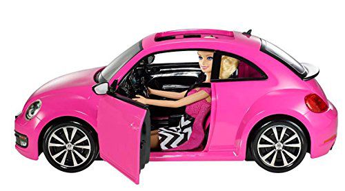 Mattel Barbie Różowy Volkswagen auto pojazd Beetle Garbus