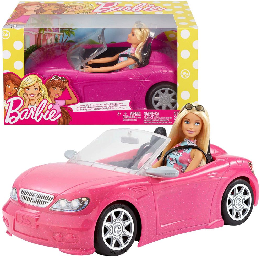 Mattel Lalka Barbie w Różowym Kabriolecie FPR57 Humbi.pl