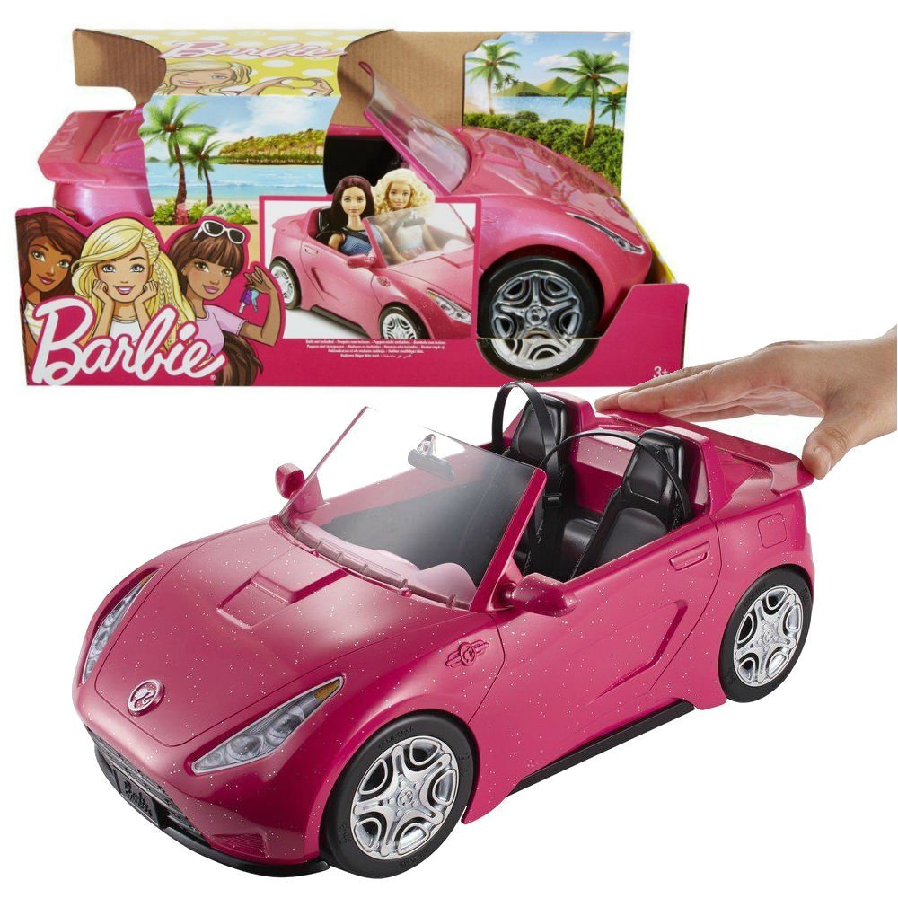 Mattel Różowy Samochód Kabriolet Barbie DVX59 Humbi.pl