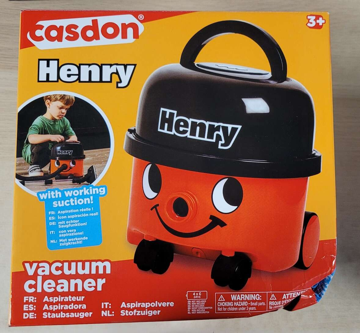 OUTLET Odkurzacz Henry dla dzieci z funkcją ssania Numatic Casdon