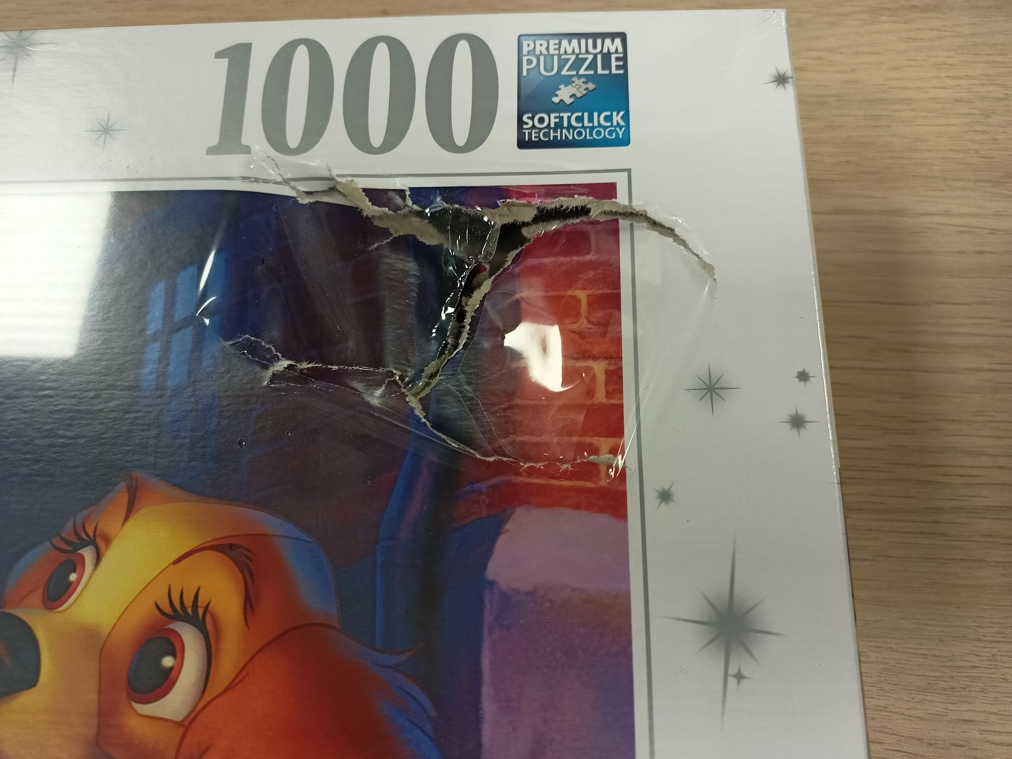 OUTLET Ravensburger Puzzle 1008 Zakochany kundel USZKODZONE OPAKOWANIE