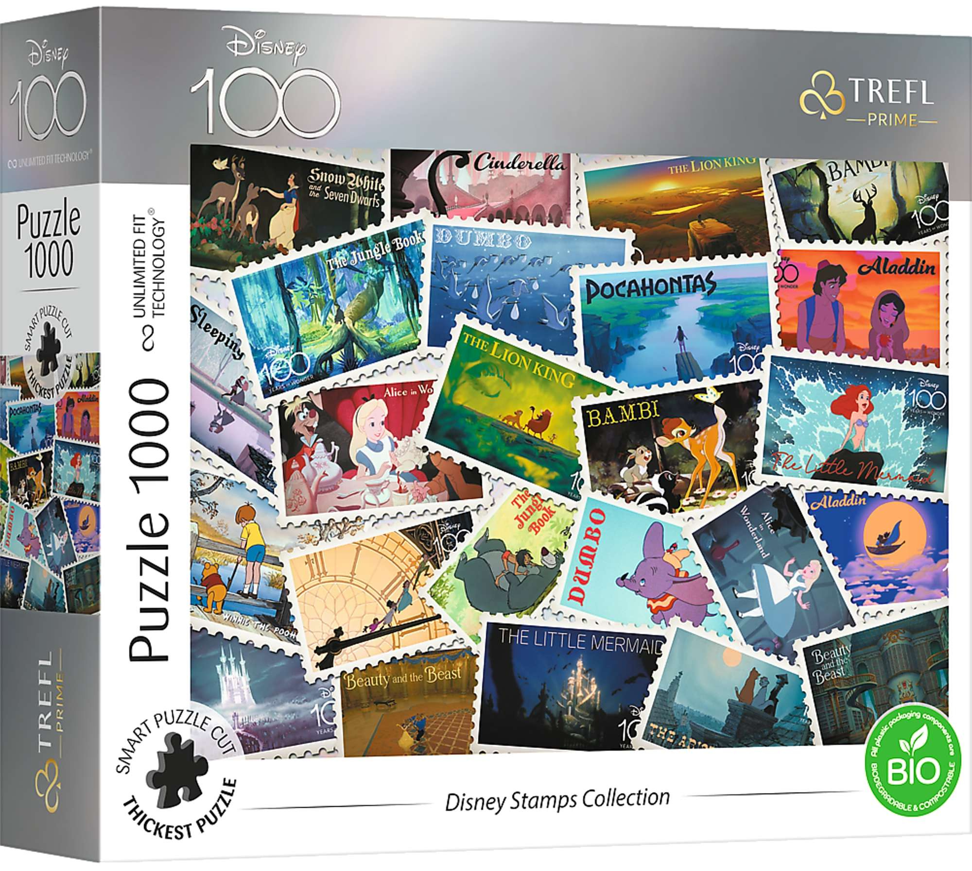 Puzzle 1000 Disney Stamps Collection Trefl Prime Humbi.pl