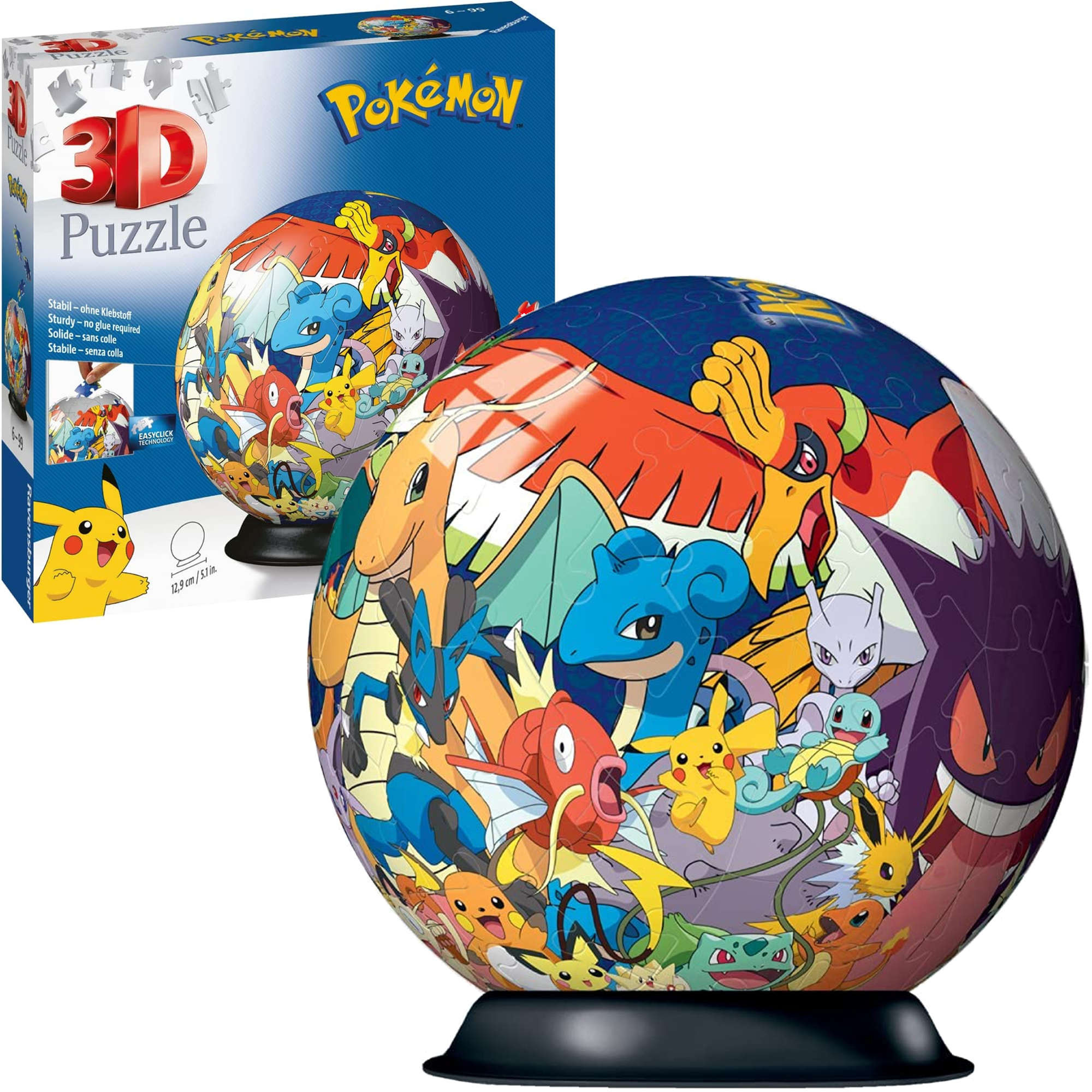 Ravensburger Puzzle 3D Pokemon kula Humbi.pl