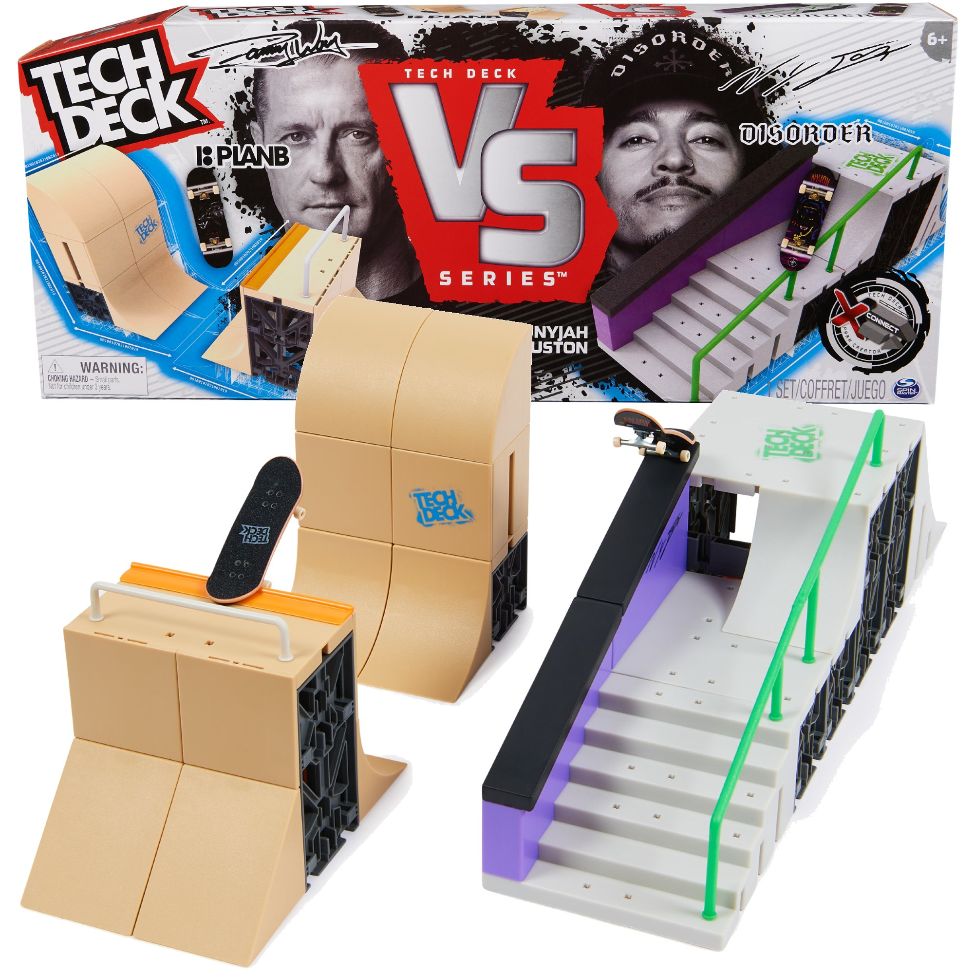 Tech Deck VS Series Zestaw Fingerboard Rampa Skatepark + 2 deskorolki