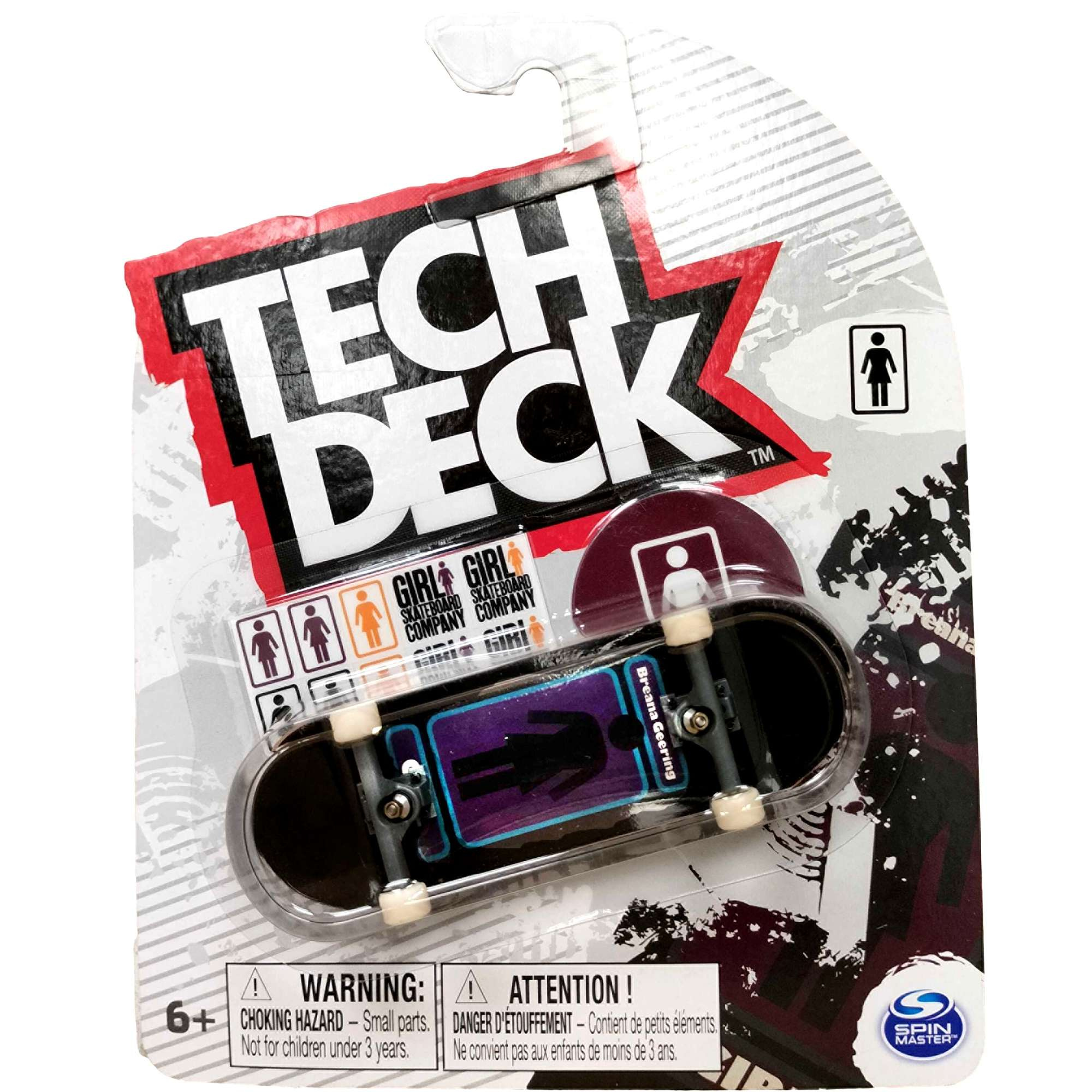 Tech Deck deskorolka fingerboard Girl Czarny +naklejki Humbi.pl