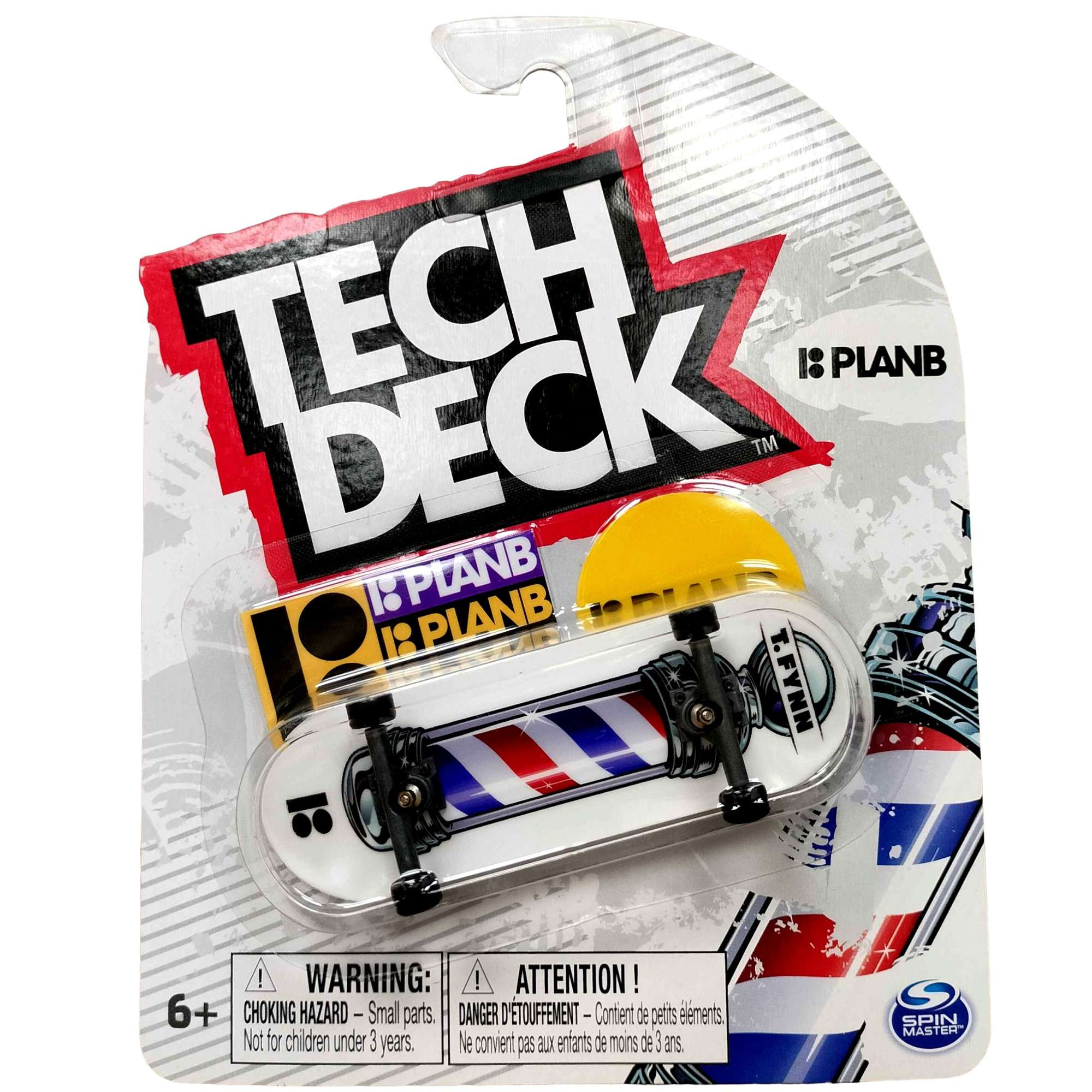 Tech Deck deskorolka fingerboard PlanB Biały + naklejki Humbi.pl