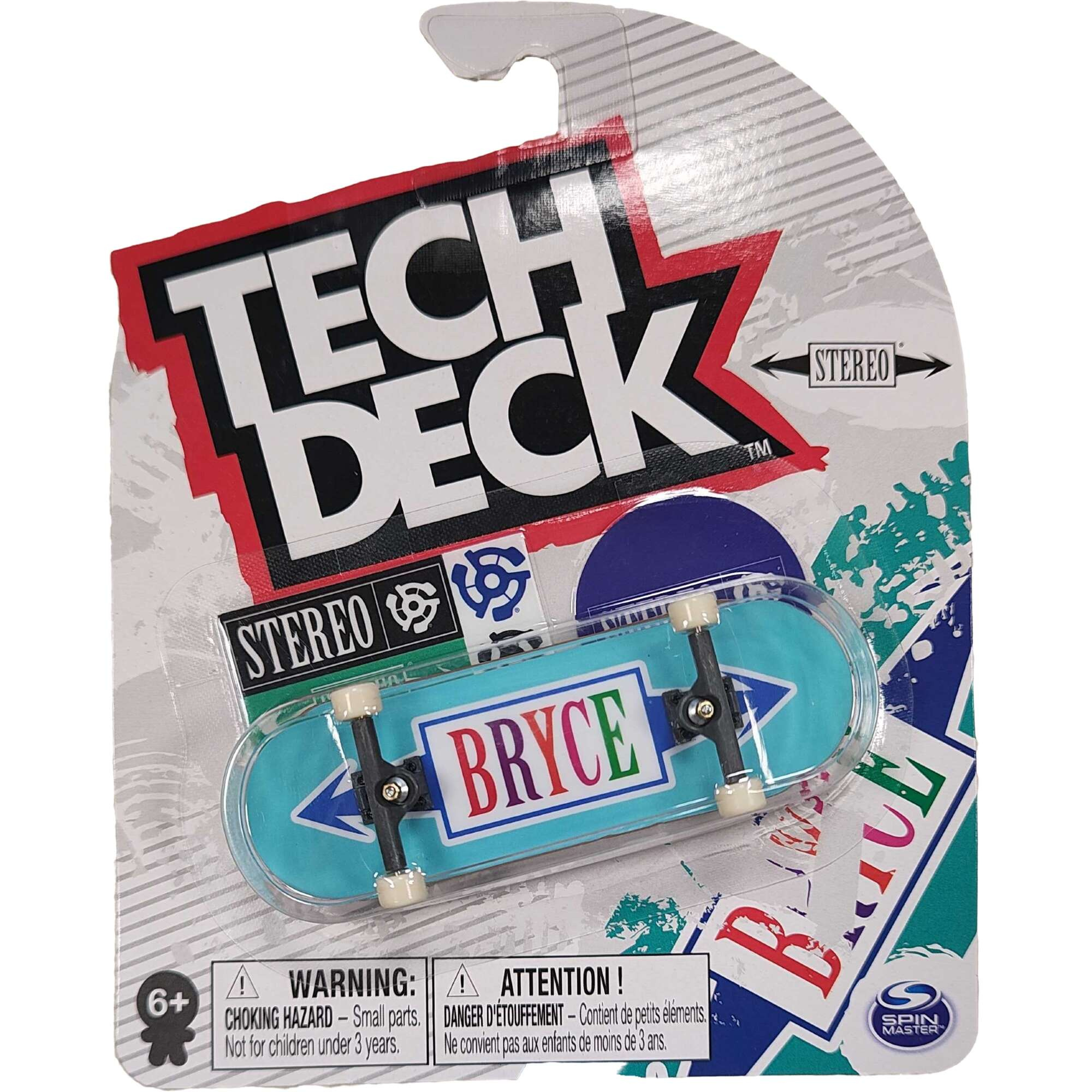 Tech Deck deskorolka fingerboard Stereo Bryce + naklejki Humbi.pl