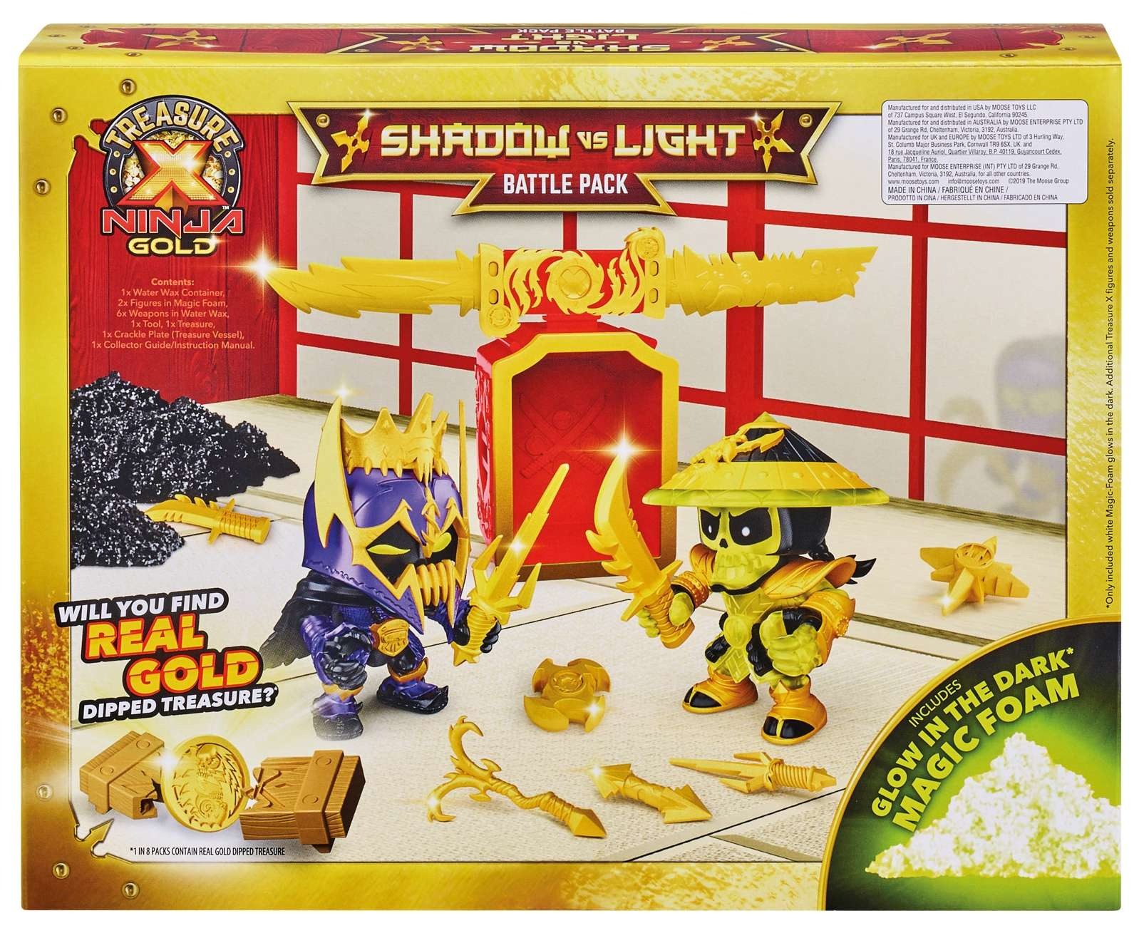Treasure X Ninja Gold Battle Pack zestaw figurek Humbi.pl
