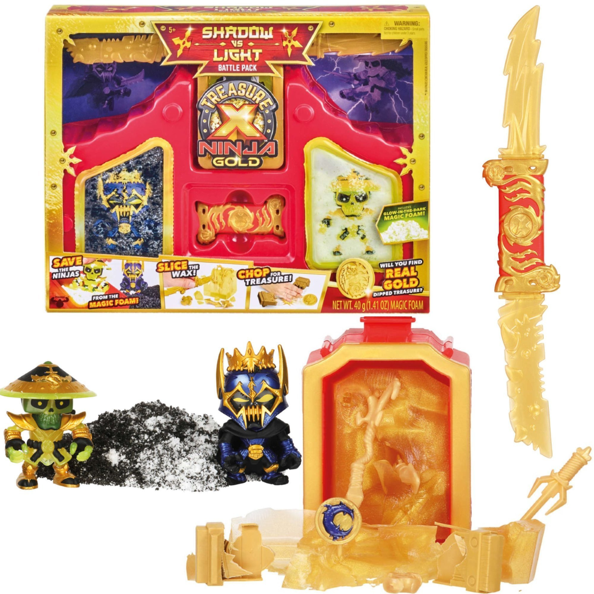 Treasure X Ninja Gold Battle Pack zestaw figurek Humbi.pl