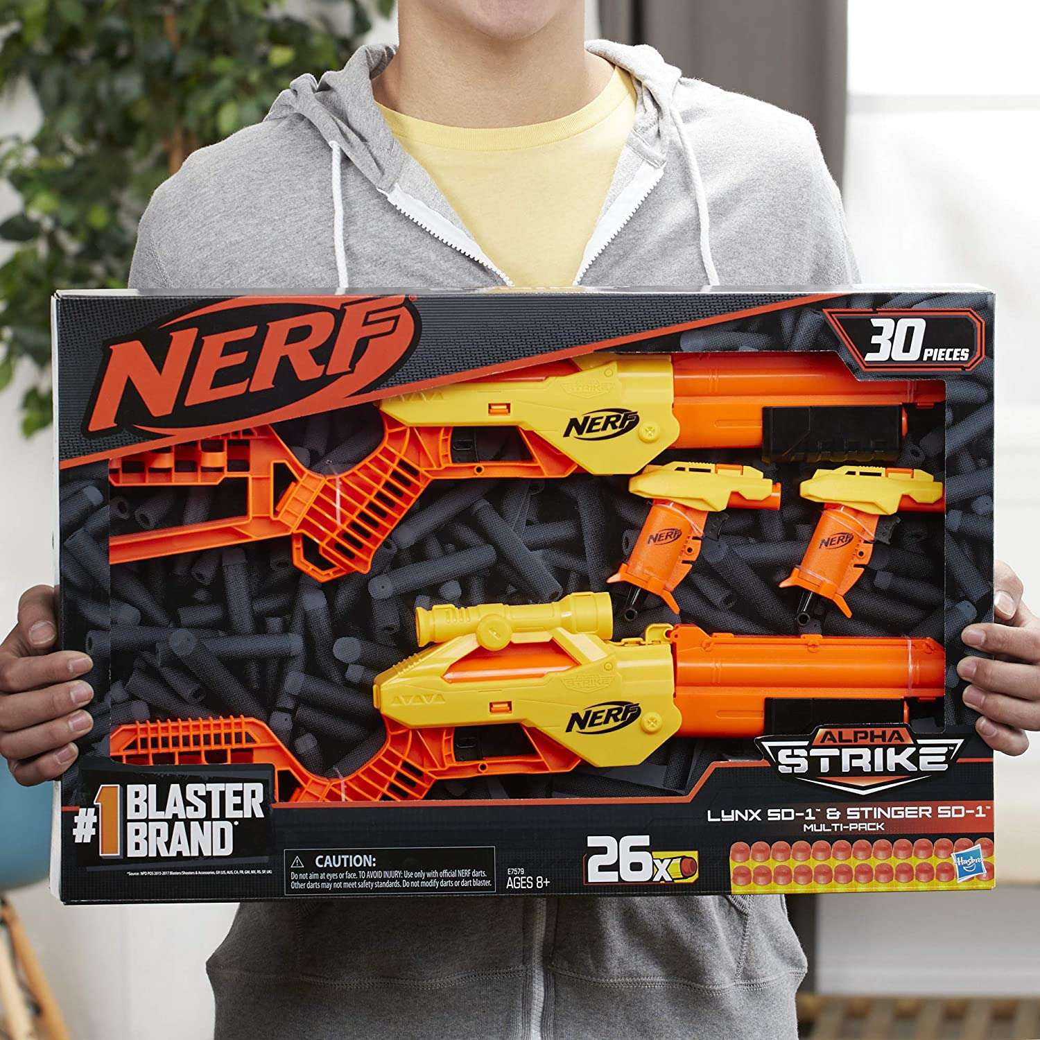 Zestaw wyrzutni Nerf Alpha Strike Lynx i Stinger SD1 Humbi.pl