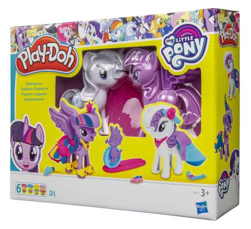  PlayDoh My Little Pony Stylowe kucyki Twilight Rarity