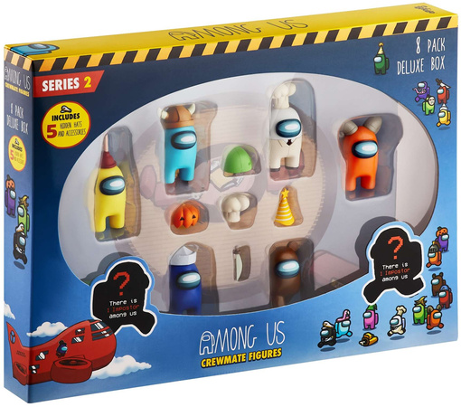 Among Us Crewmate figures Deluxe 8-pack figurki seria 2