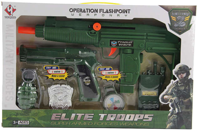 Anek Elite Troops zestaw wojskowy z pistoletami