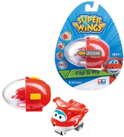 Auldey Super Wings figurka Dżetek (Jett) Flip &Fly