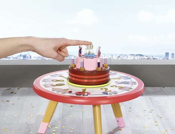 Baby Born Imprezowy Zestaw urodzinowy dla lalek stolik + akcesoria