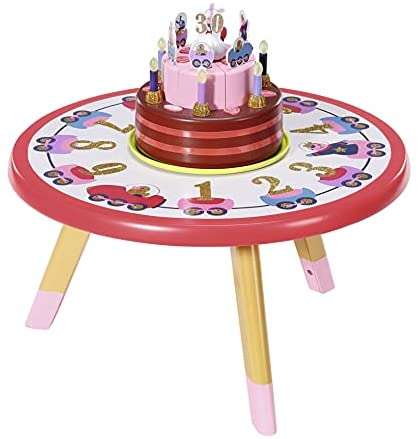 Baby Born Imprezowy Zestaw urodzinowy dla lalek stolik + akcesoria